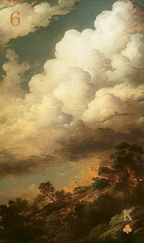 Karte Wolke im Lenormand Karte Wolke im Lenormand
