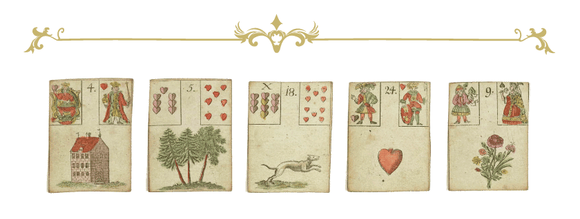 5er Legung Anfänger - Lenormand