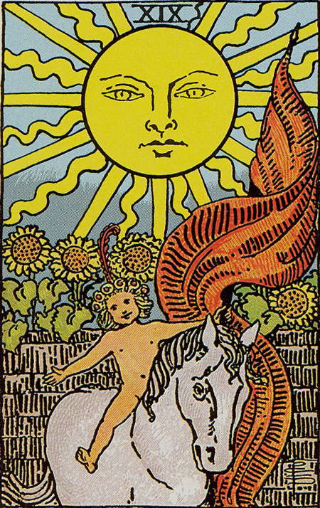 Die Sonne Bedeutung Der Tarot Karte Lenormandia